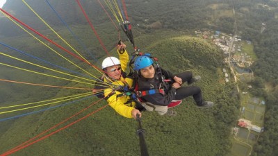 पोखराको प्याराग्लाइडिङ अब मान्द्रेढुंगाबाट