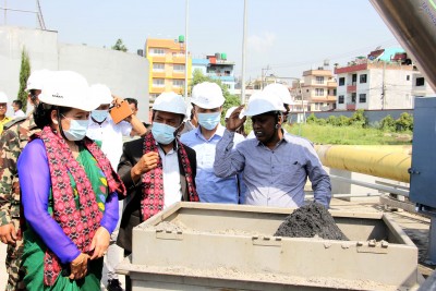 बागमतीमा फोहर फाल्न नदिन कडाई गर्नुः शहरी विकास मन्त्री सीता गुरूङ