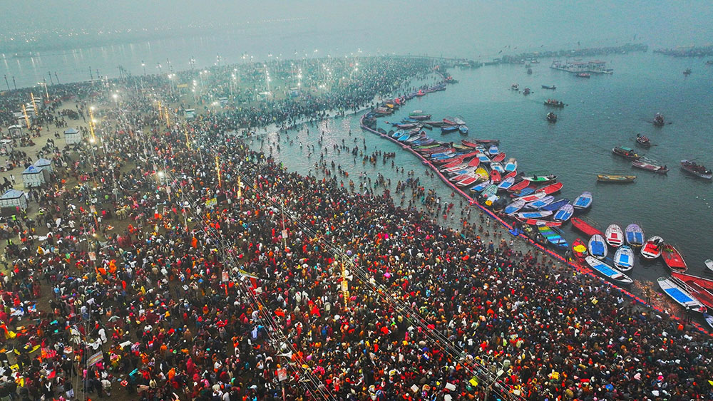 भारतको प्रयागराजमा महाकुम्भ मेला आजदेखि शुरु, करिब ४० करोडले स्नान गर्ने