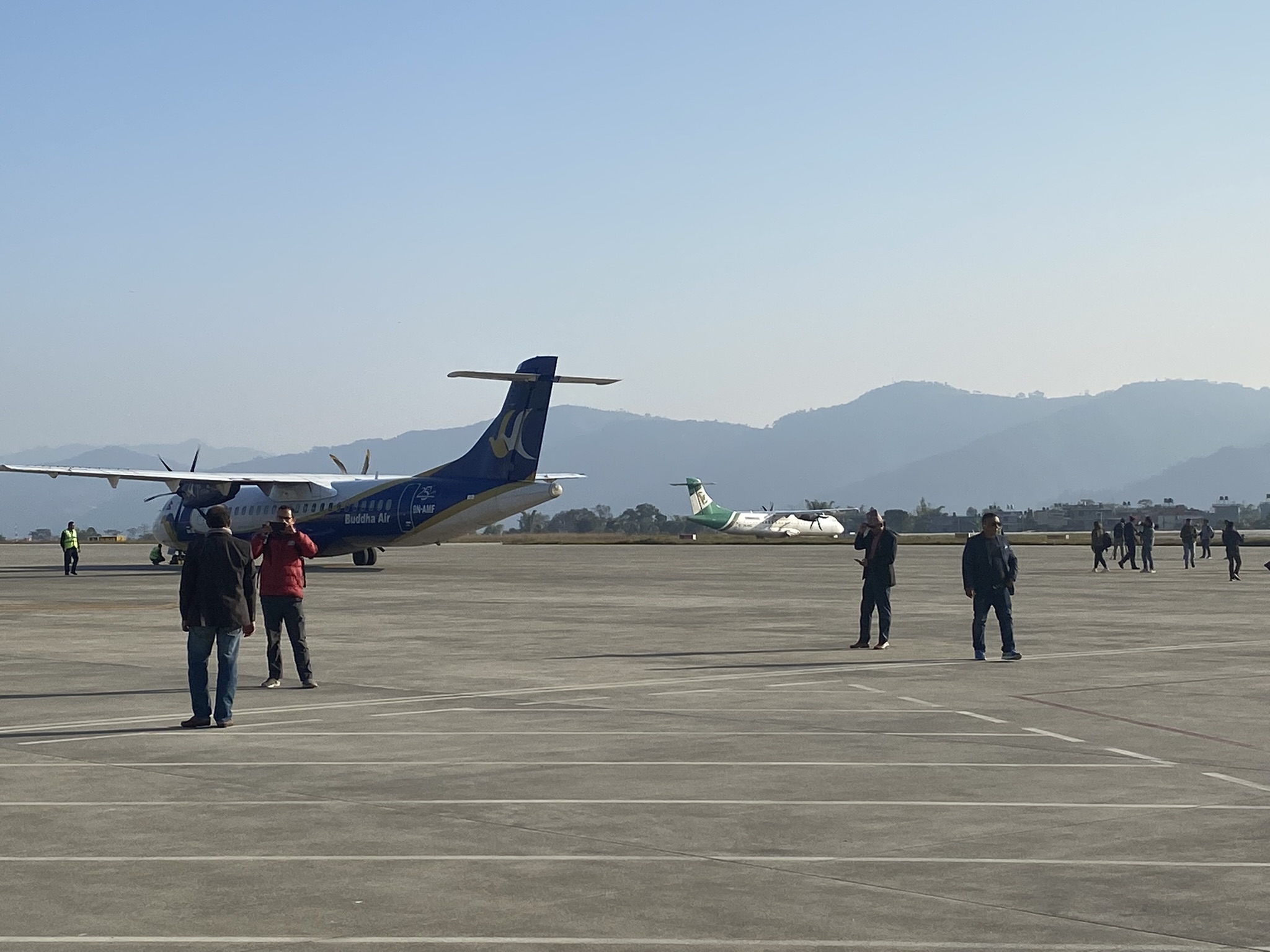 पोखरा अन्तर्राष्ट्रिय विमानस्थलमा बुद्ध र यतीको परीक्षण उडान