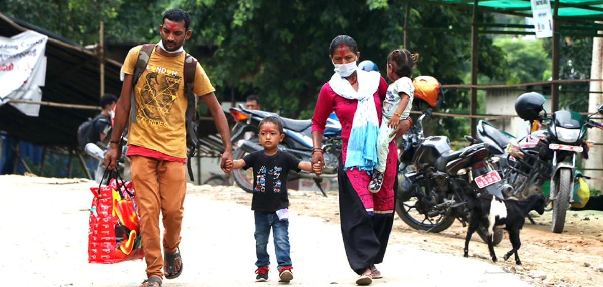 दशैंको घटस्थापनासँगै ३ लाख ५८ हजार मानिस गाउँतर्फ लागे