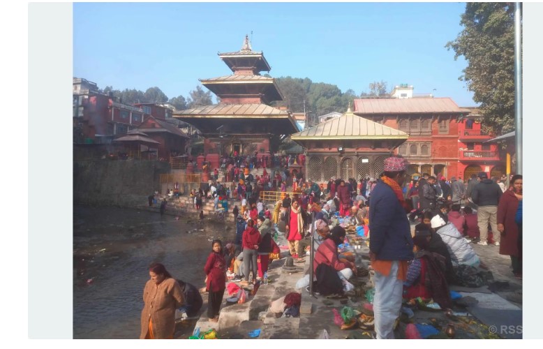 गोकर्णेश्वर उत्तरगयामा तीर्थ श्राद्ध गर्नेको भीड